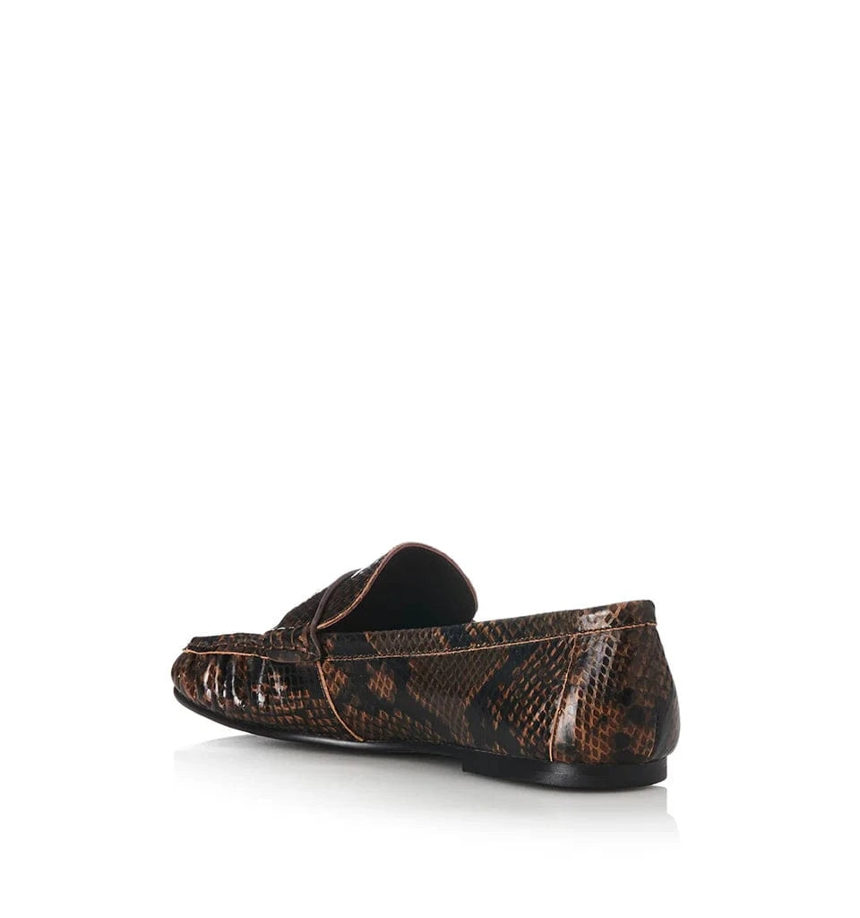 Alias Mae Flats Alias Mae | Ivana Loafer - Choc Snake