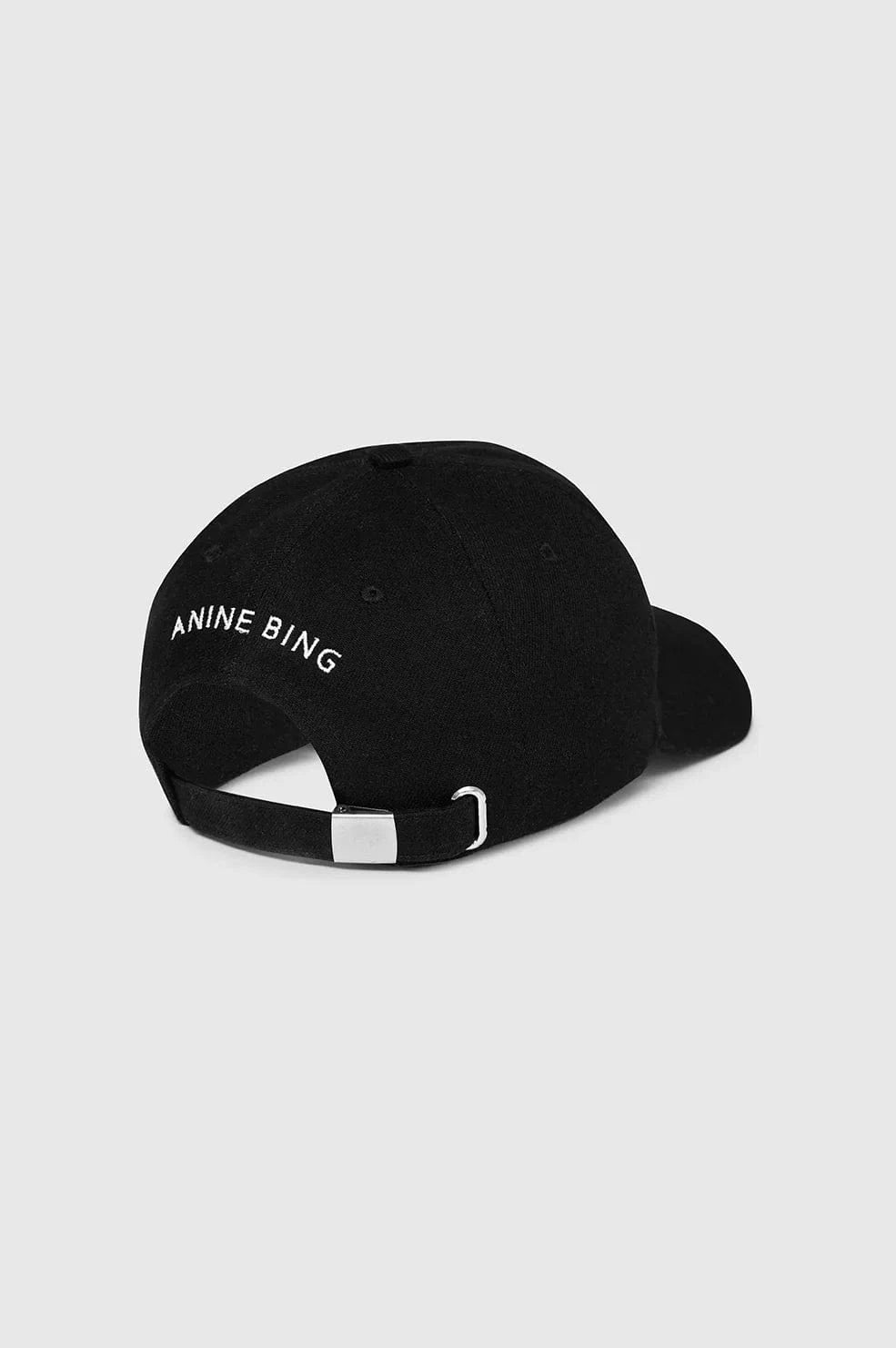 Anine Bing Hats/Headpieces Jeremy Baseball Cap AB - Black Denim
