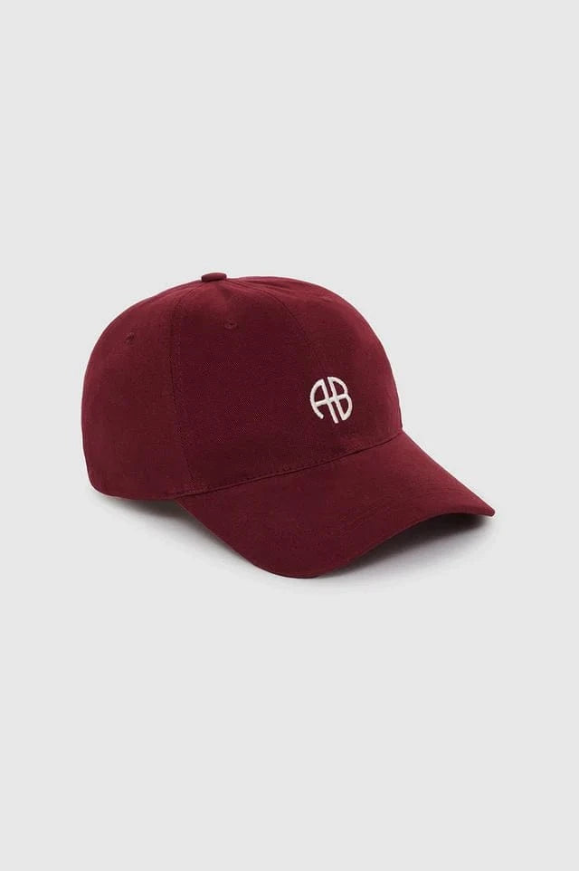 Anine Bing Hats/Headpieces Jeremy Baseball Cap AB - Cabernet