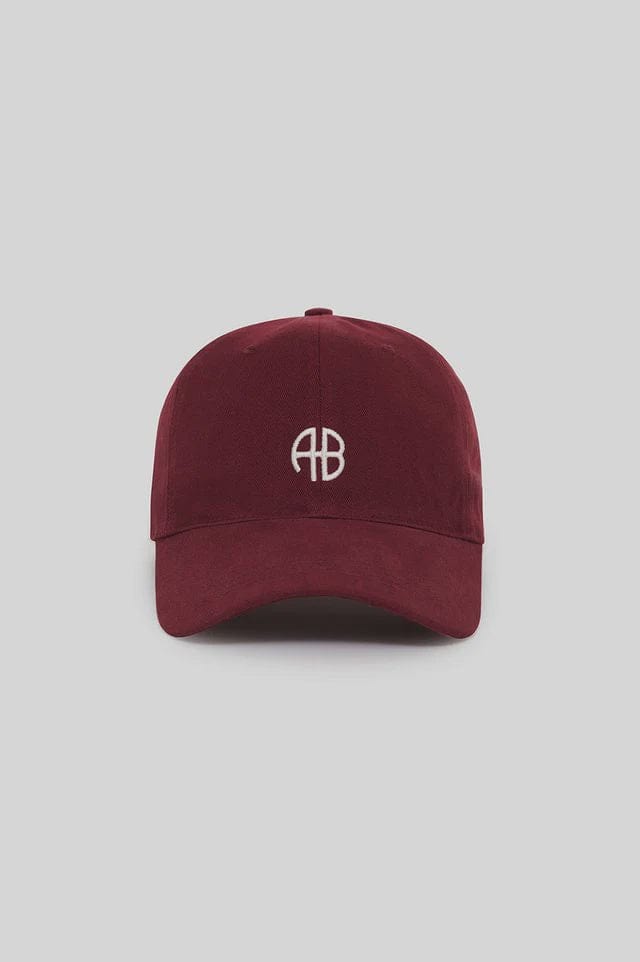 Anine Bing Hats/Headpieces Jeremy Baseball Cap AB - Cabernet