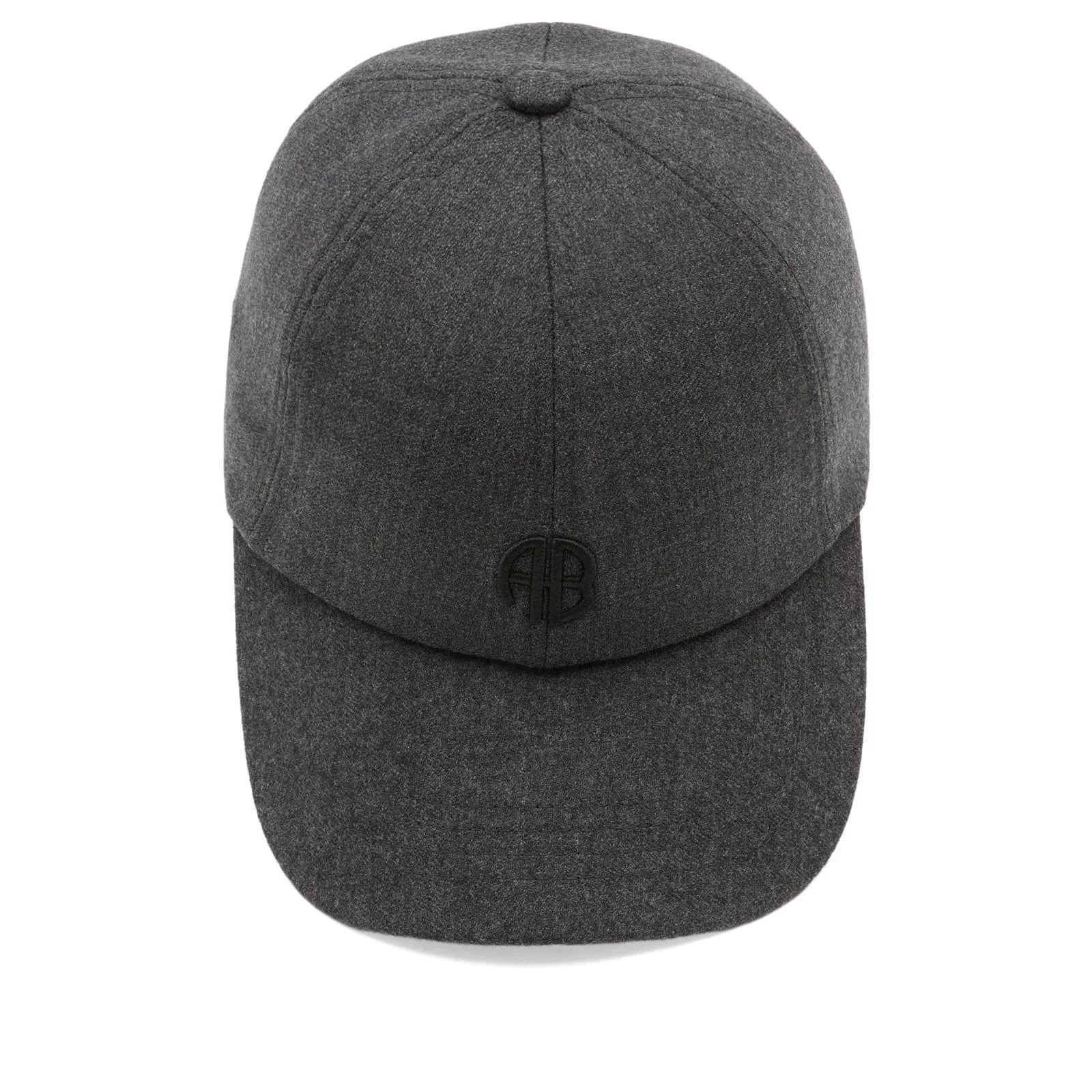 Anine Bing Hats/Headpieces Jeremy Baseball Cap AB - Dark Heather Grey Wool *Pre-order*
