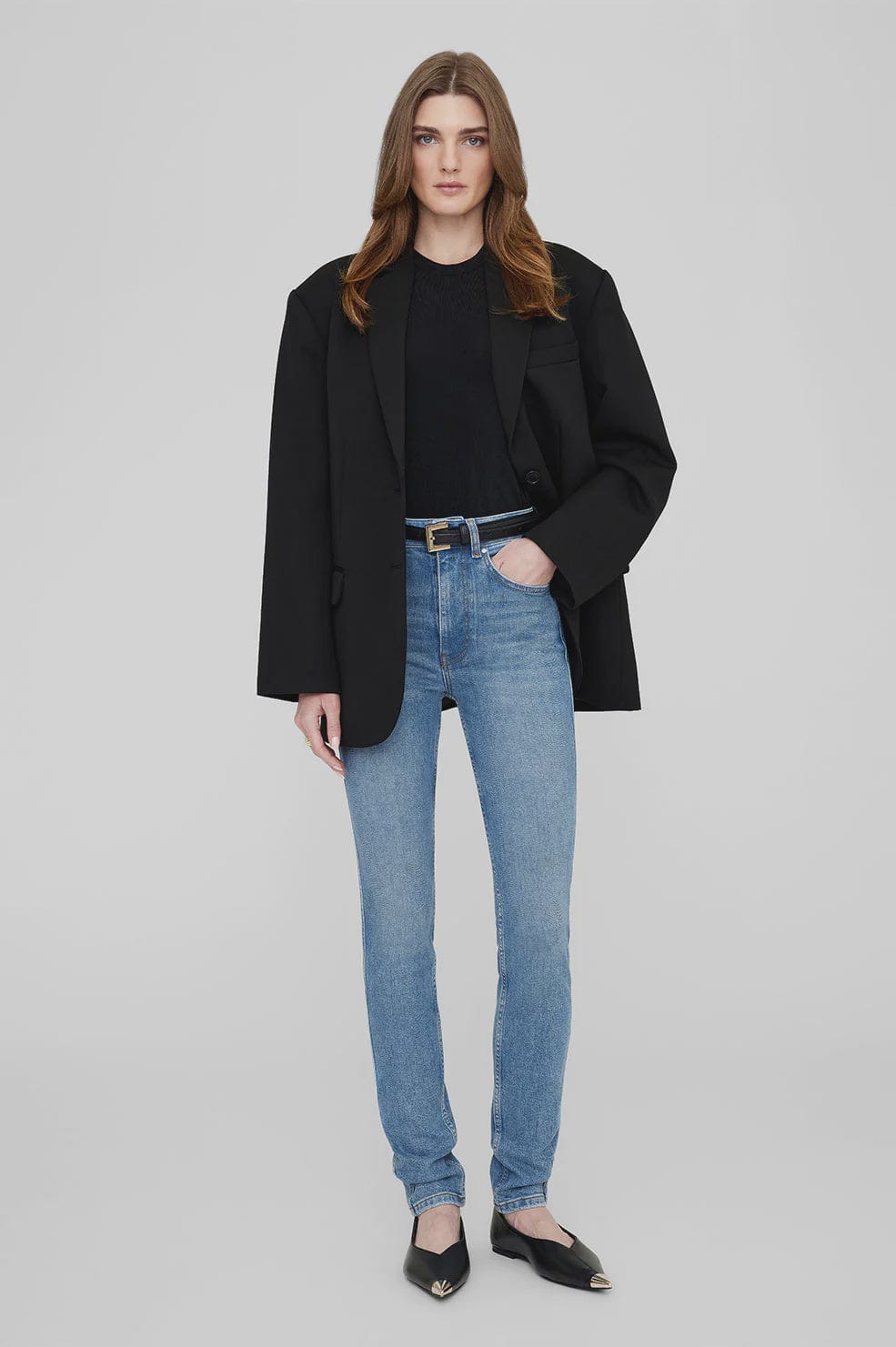 Anine Bing Jeans Anine Bing | Beck Jean - Enamel Blue