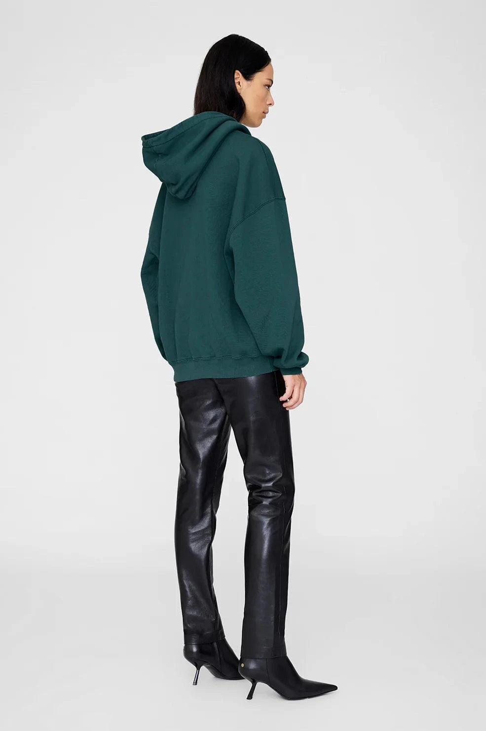 Anine Bing Sweaters Harvey Sweatshirt Paris - Dark Teal