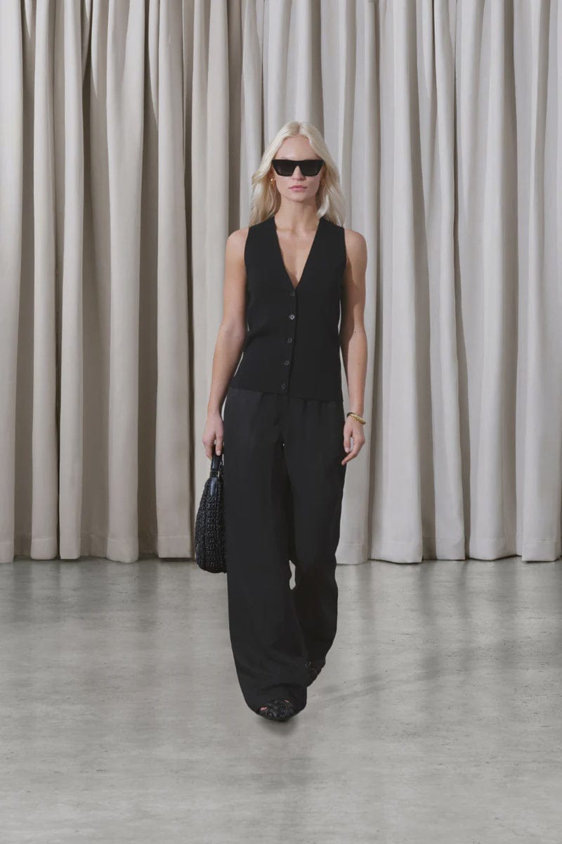 Anine Bing Vests Anine Bing | Lawrence Vest - Black