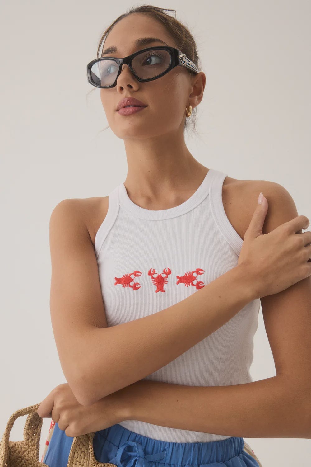 Araminta James Tops - Tanks Lobster Tank - Snow