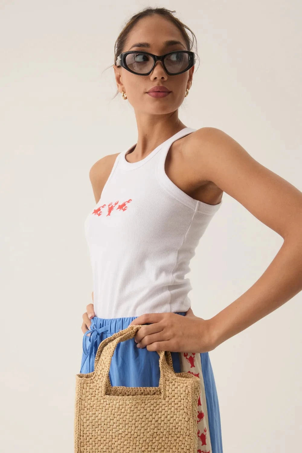 Araminta James Tops - Tanks Lobster Tank - Snow