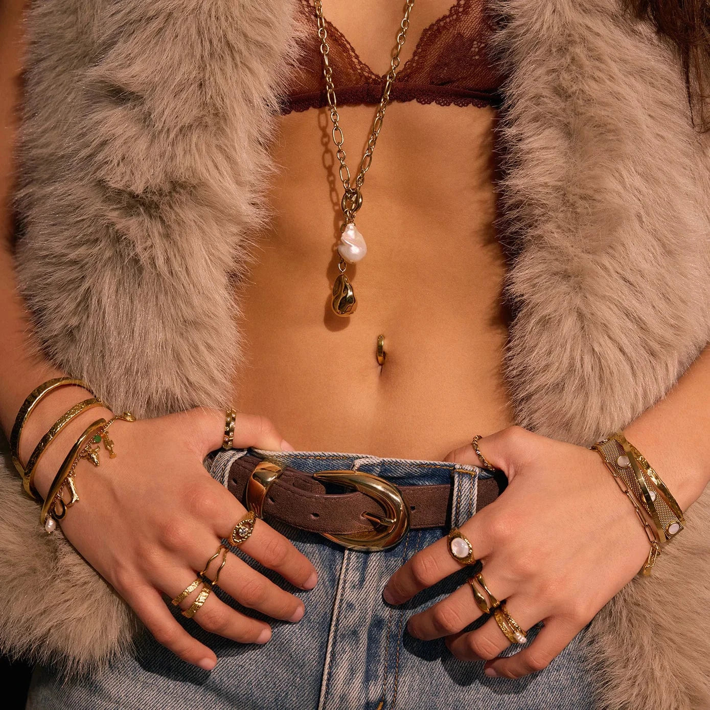 Arms Of Eve Bracelets Arms Of Eve | Rodeo Gold Charm Bracelet