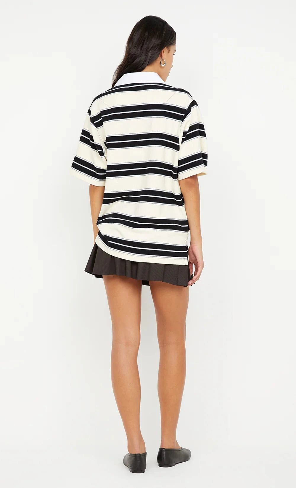 Bec + Bridge Tees Bec + Bridge | Kylo Jersey Tee - Ink /Ivory