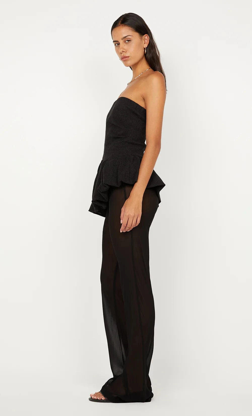 Bec + Bridge Tops Bec + Bridge | Rowena Strapless Top - Black