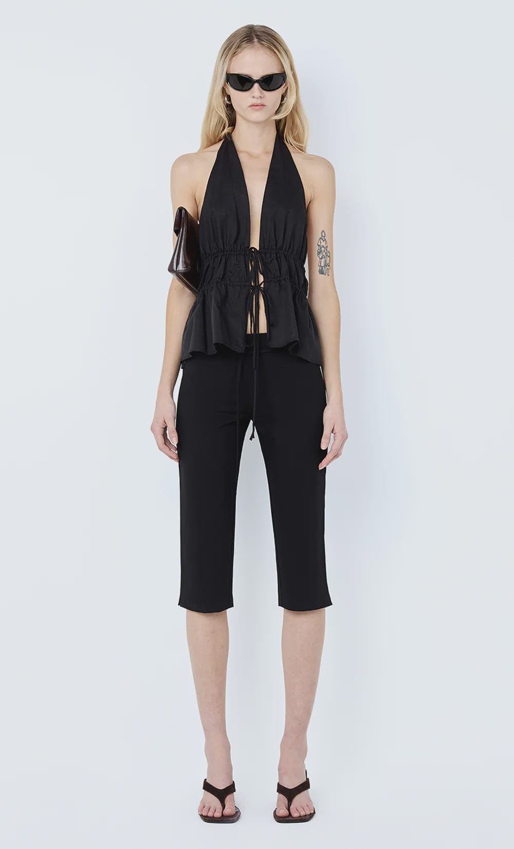 Bec + Bridge Tops Lynna Halter Top - Black