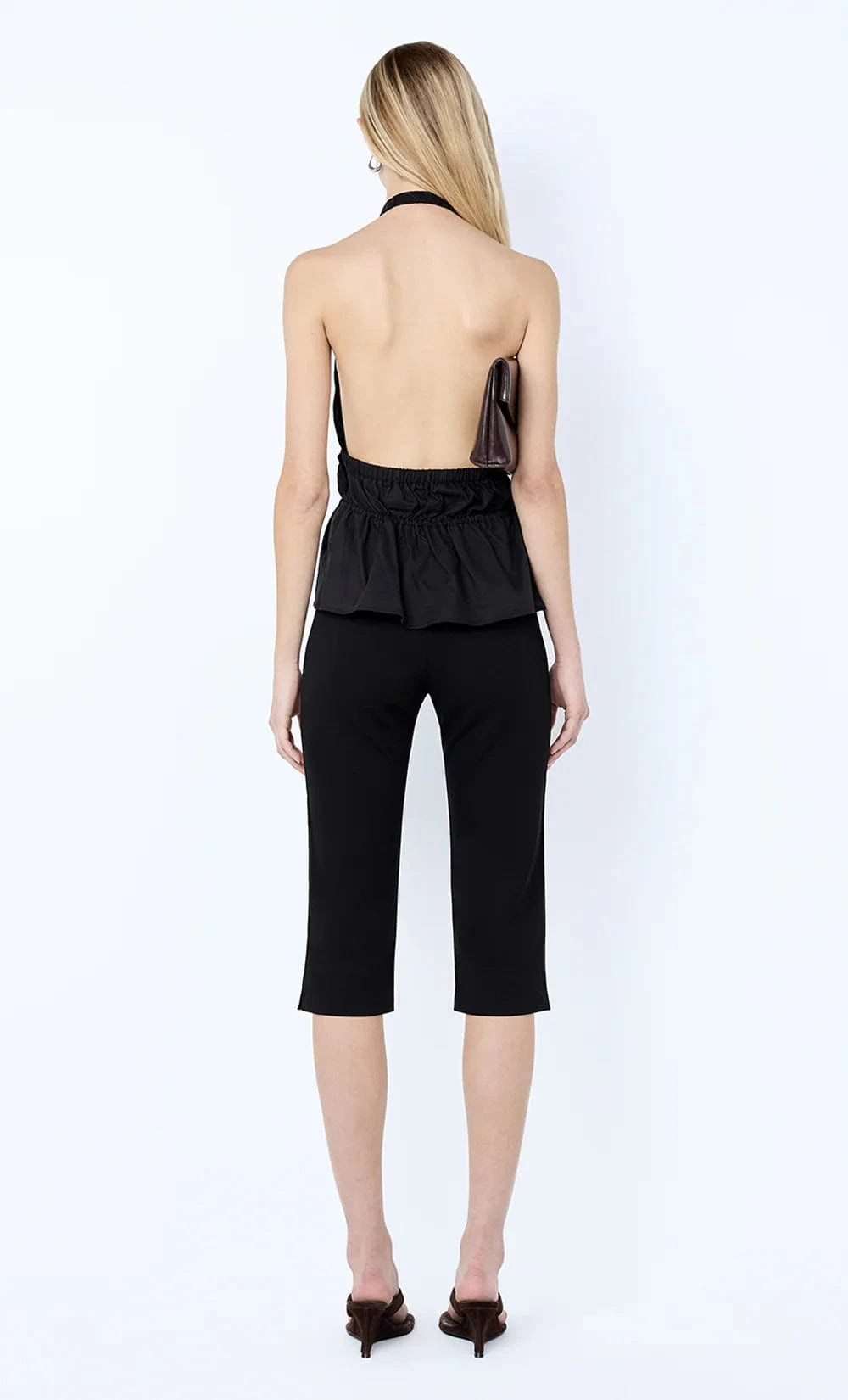 Bec + Bridge Tops Lynna Halter Top - Black