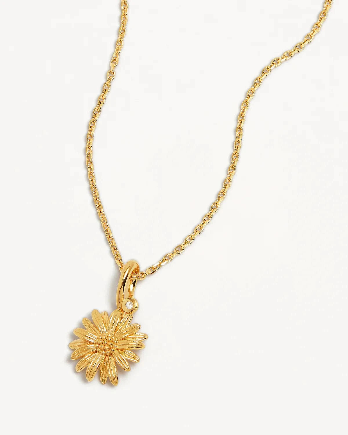 By Charlotte Necklaces Birth Flower Necklace - Daisy/April