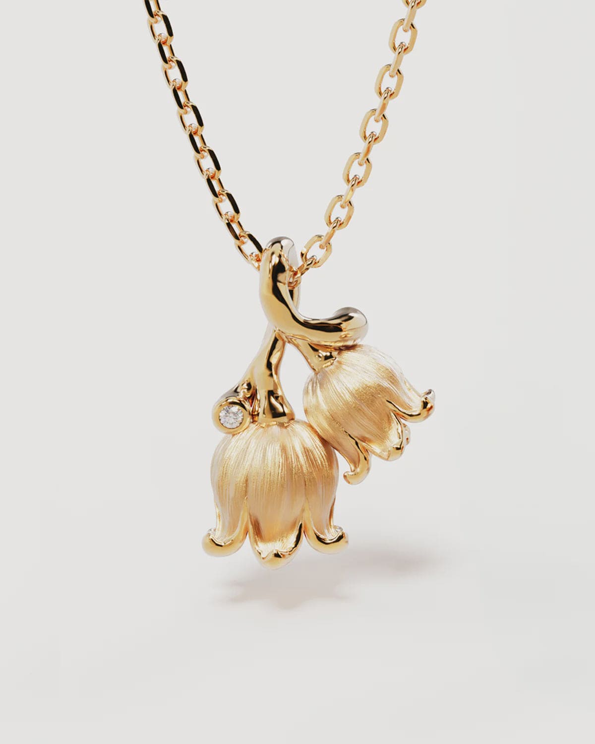 By Charlotte Necklaces Birth Flower Necklace - Lily Of The Valley/May