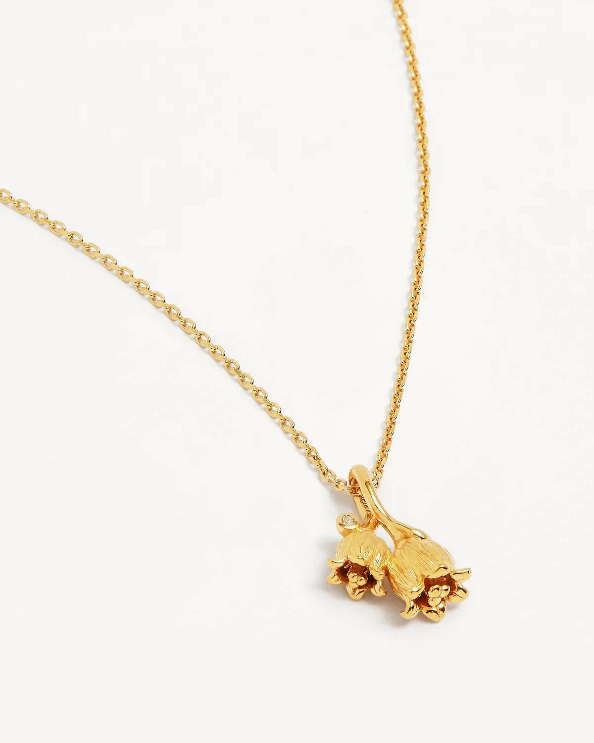 By Charlotte Necklaces Birth Flower Necklace - Lily Of The Valley/May