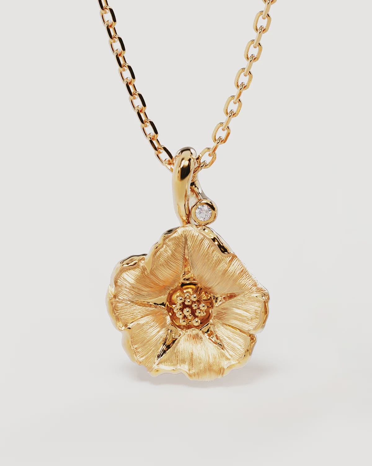 By Charlotte Necklaces Birth Flower Necklace - Morning Glory/September