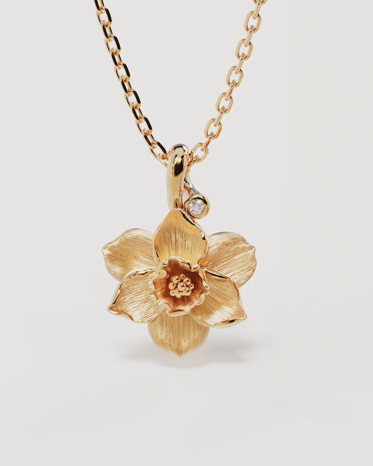 By Charlotte Necklaces Birth Flower Necklace - Narcissus/December
