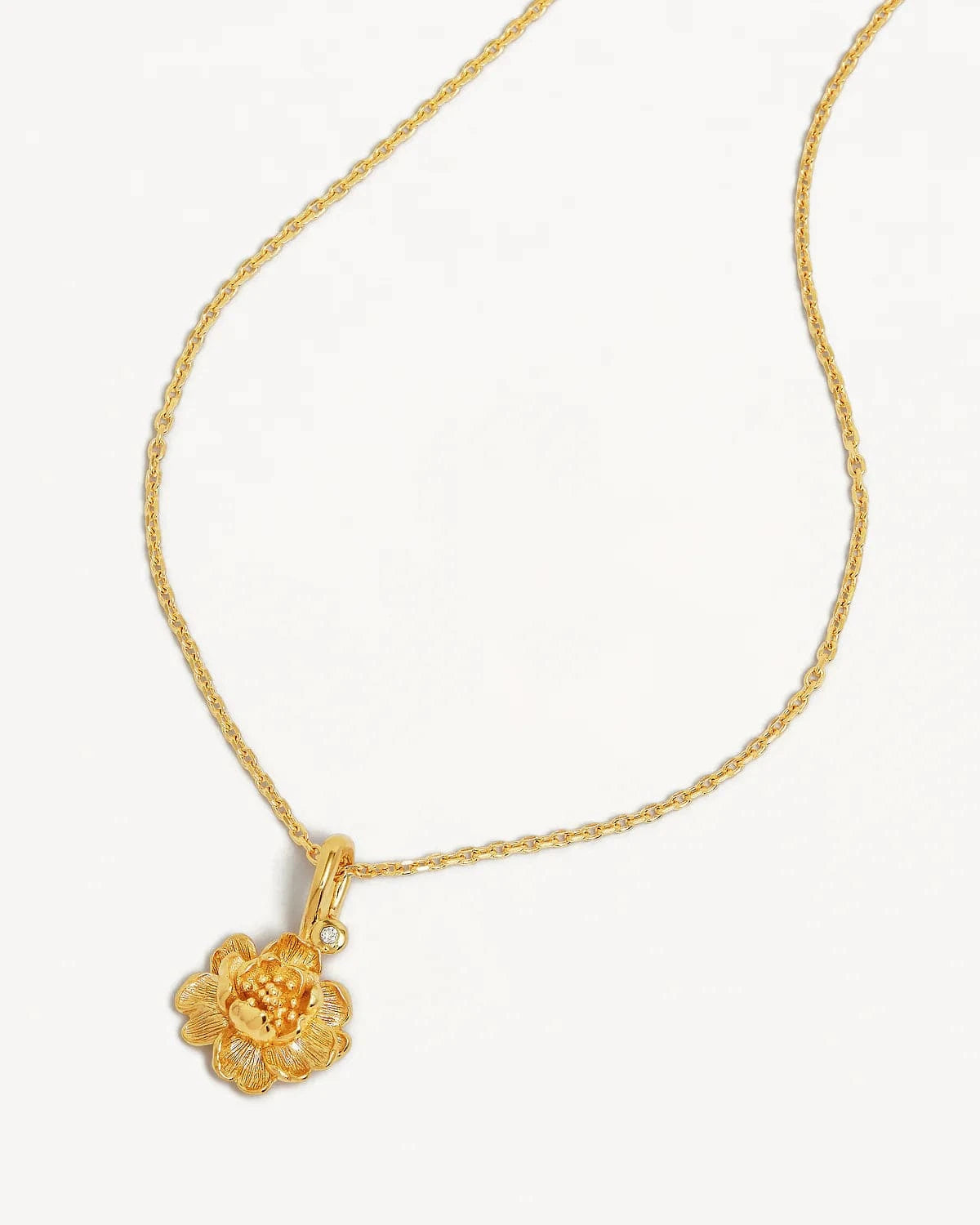 By Charlotte Necklaces Birth Flower Necklace - Peony/November