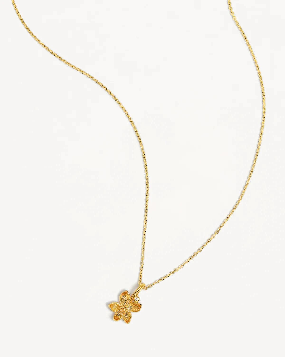 By Charlotte Necklaces Birth Flower Necklace - Violet/February
