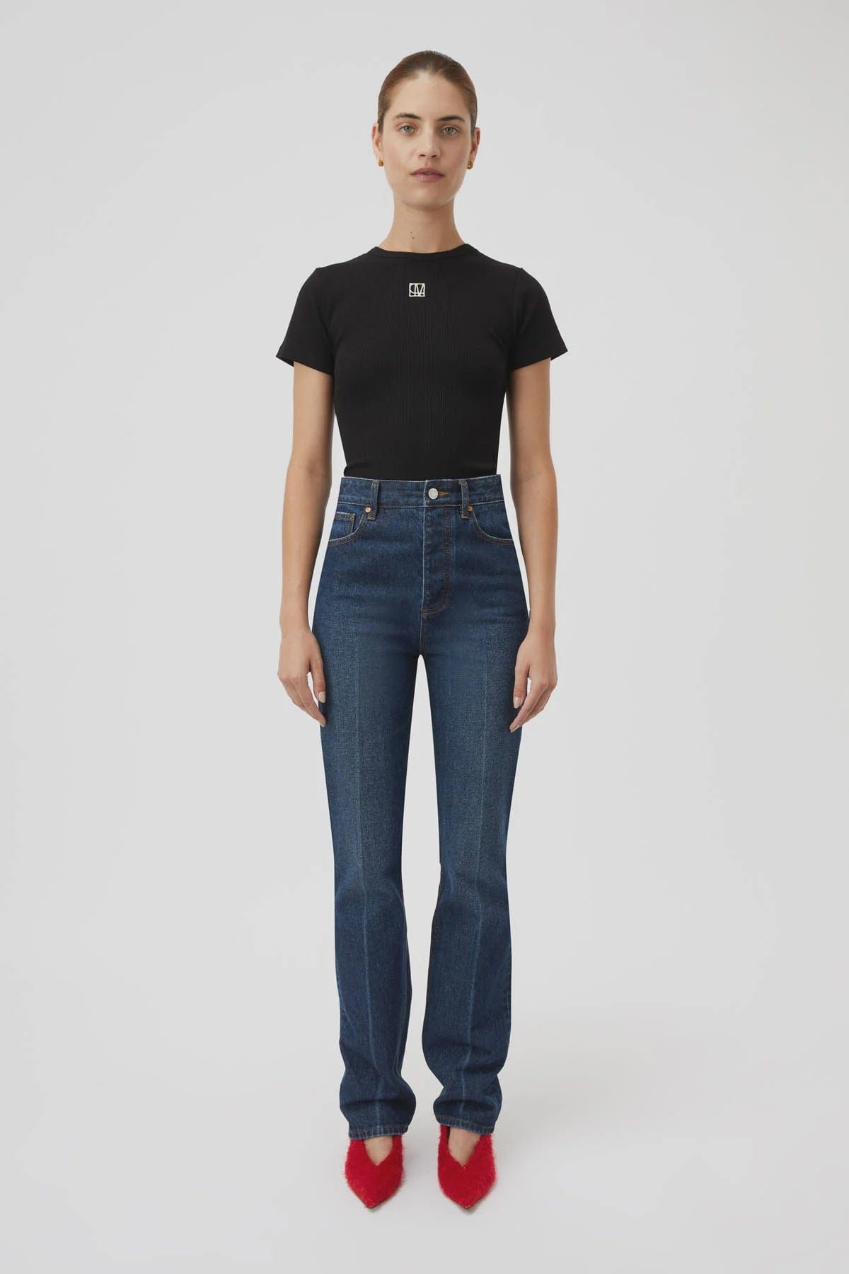 C&M Tees C&M | Nora Fitted Tee - Black