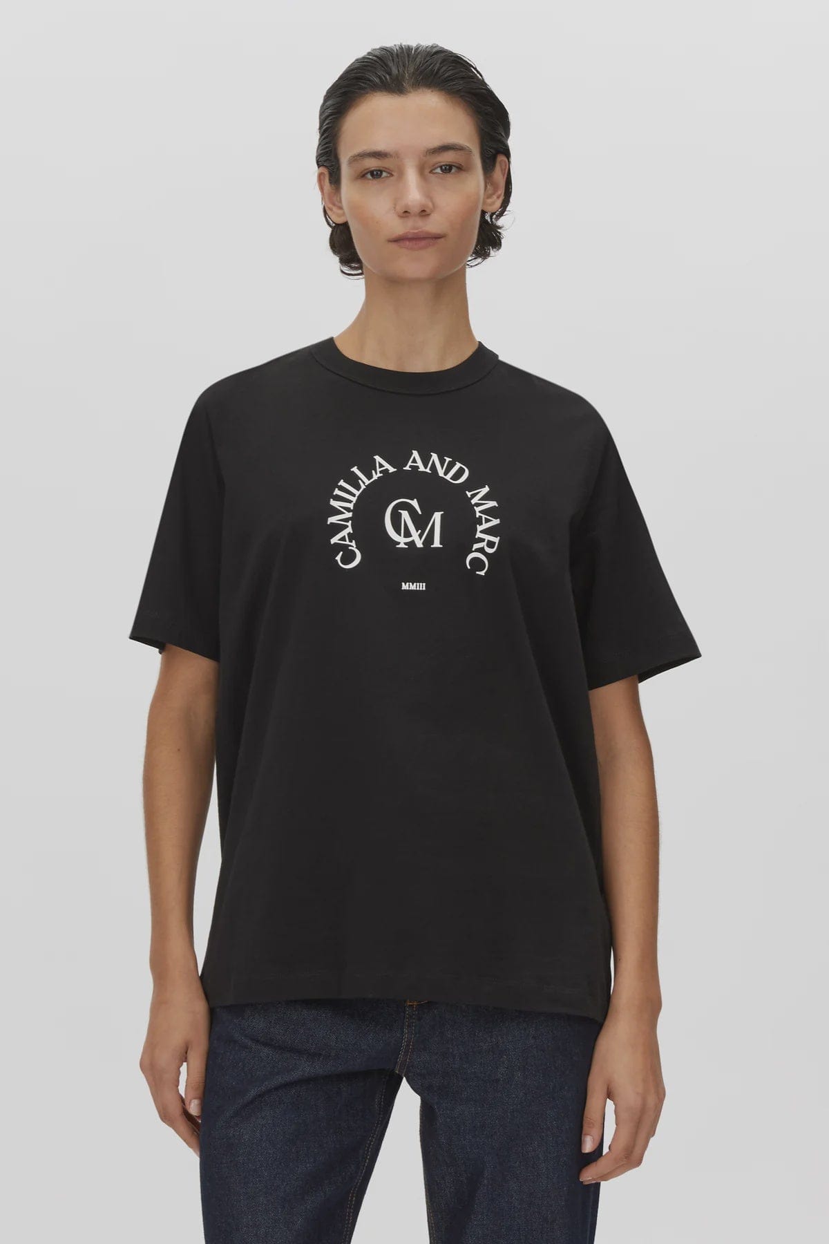 C&M Tees Camilla & Marc | Karine Graphic Tee - Black