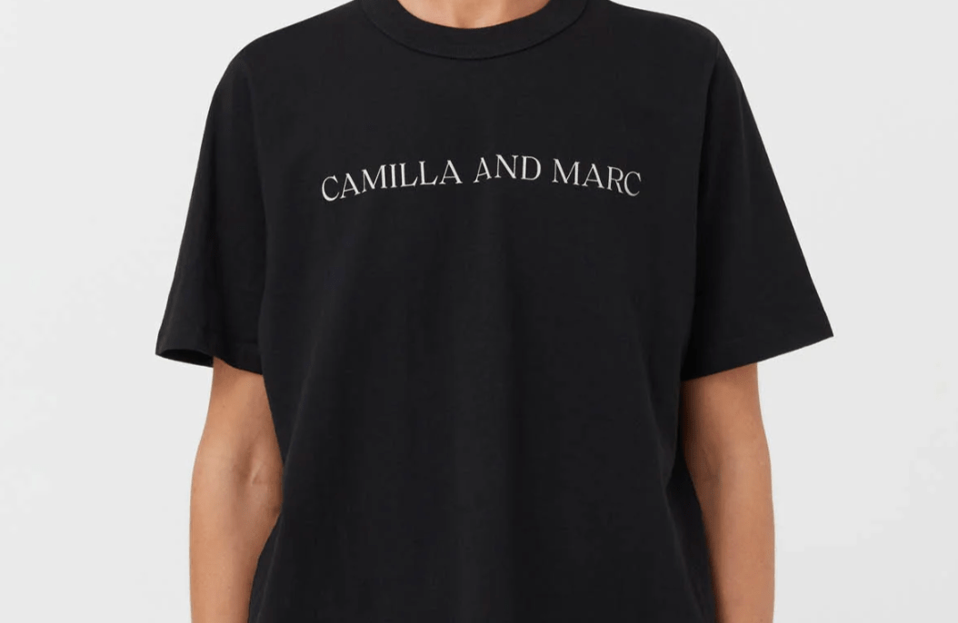 Camilla & Marc Tees Asher Tee - Black/Stone