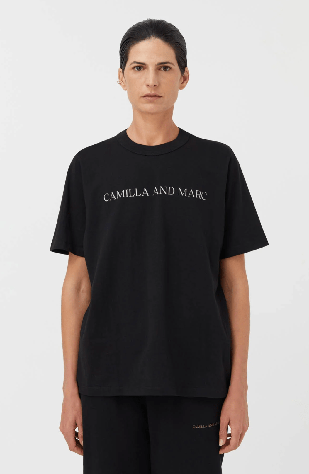 Camilla & Marc Tees Asher Tee - Black/Stone