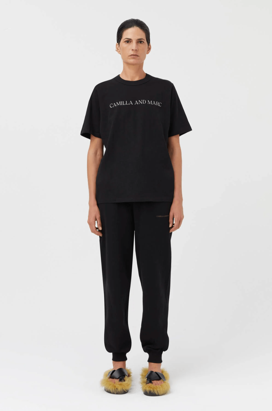 Camilla & Marc Tees Asher Tee - Black/Stone