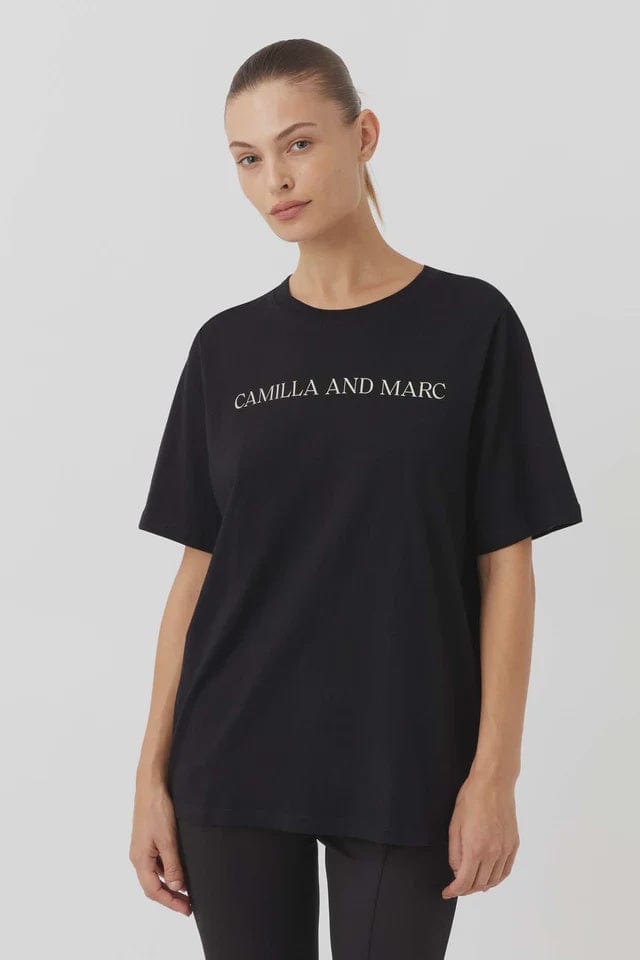 Camilla & Marc Tees Asher Tee - Black/Stone