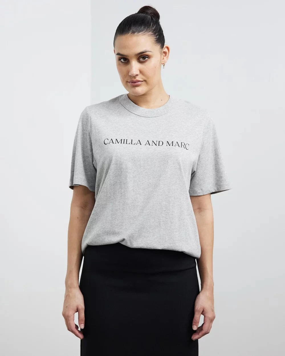 Camilla & Marc Tees Asher Tee - Grey Marle
