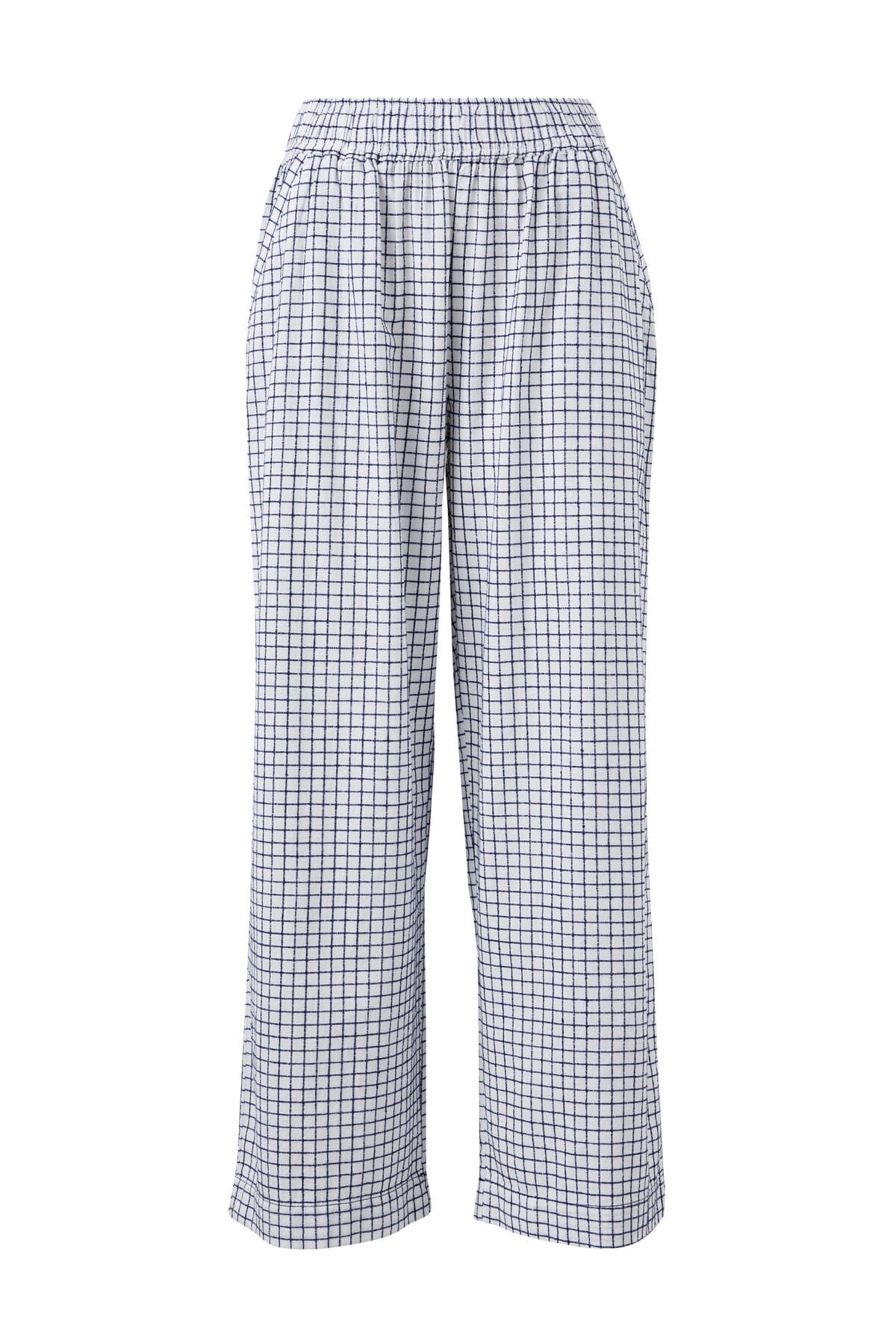 Ceres Life Pants - Casual Ceres Life | The Lounge Pant - White & Navy Check