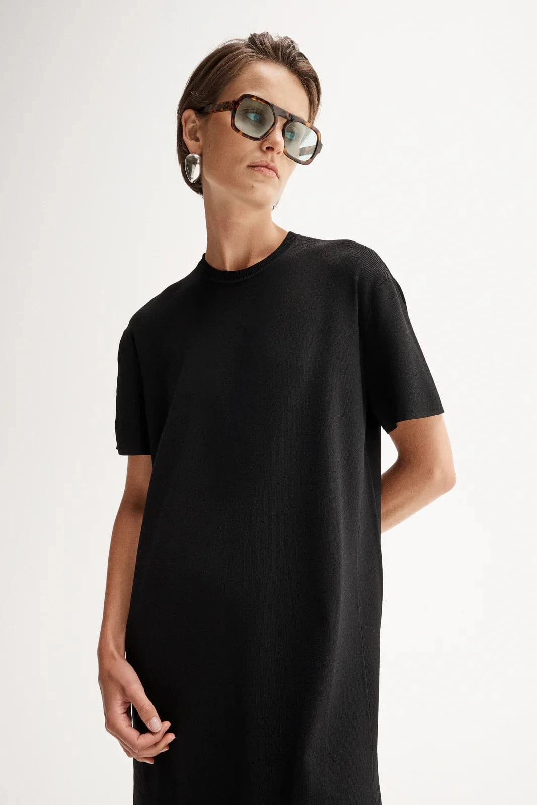 Elka Collective Dresses - Knit Wilbour Knit Maxi Dress - Black