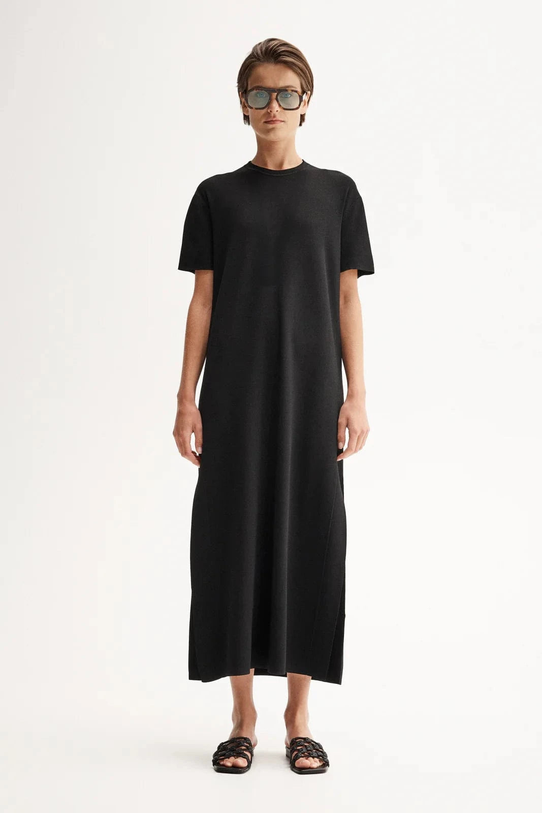 Elka Collective Dresses - Knit Wilbour Knit Maxi Dress - Black