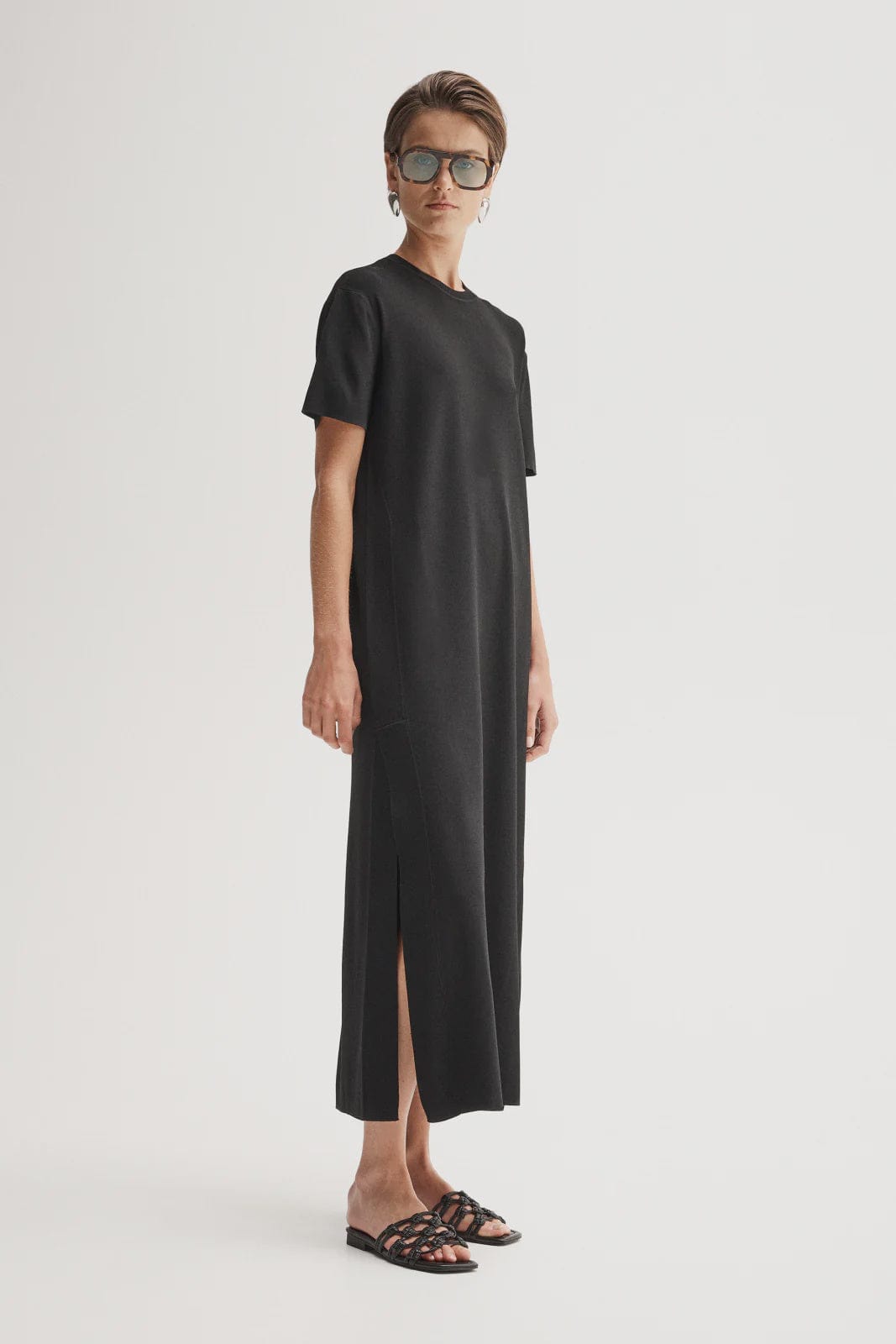Elka Collective Dresses - Knit Wilbour Knit Maxi Dress - Black