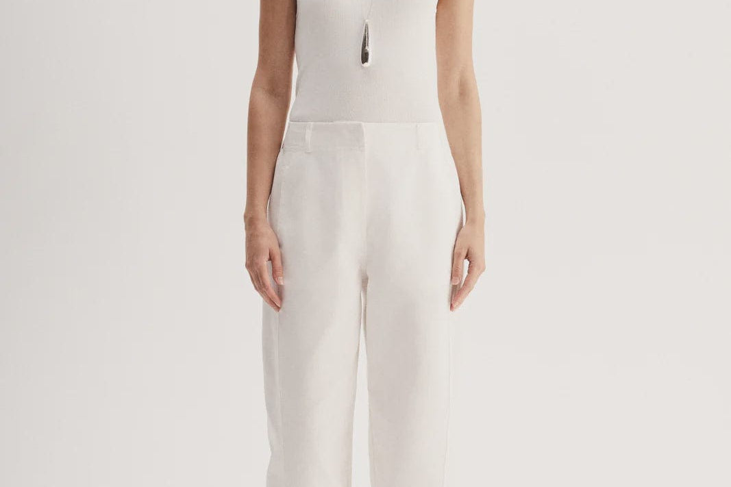 Elka Collective Pants - Casual Marshall Pant - White