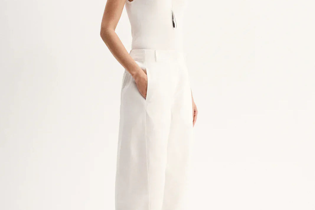 Elka Collective Pants - Casual Marshall Pant - White