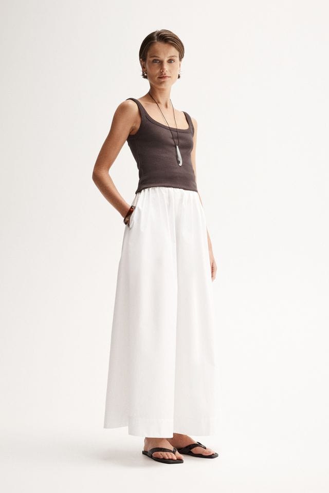 Elka Collective Skirts Sonia Maxi Skirt - White
