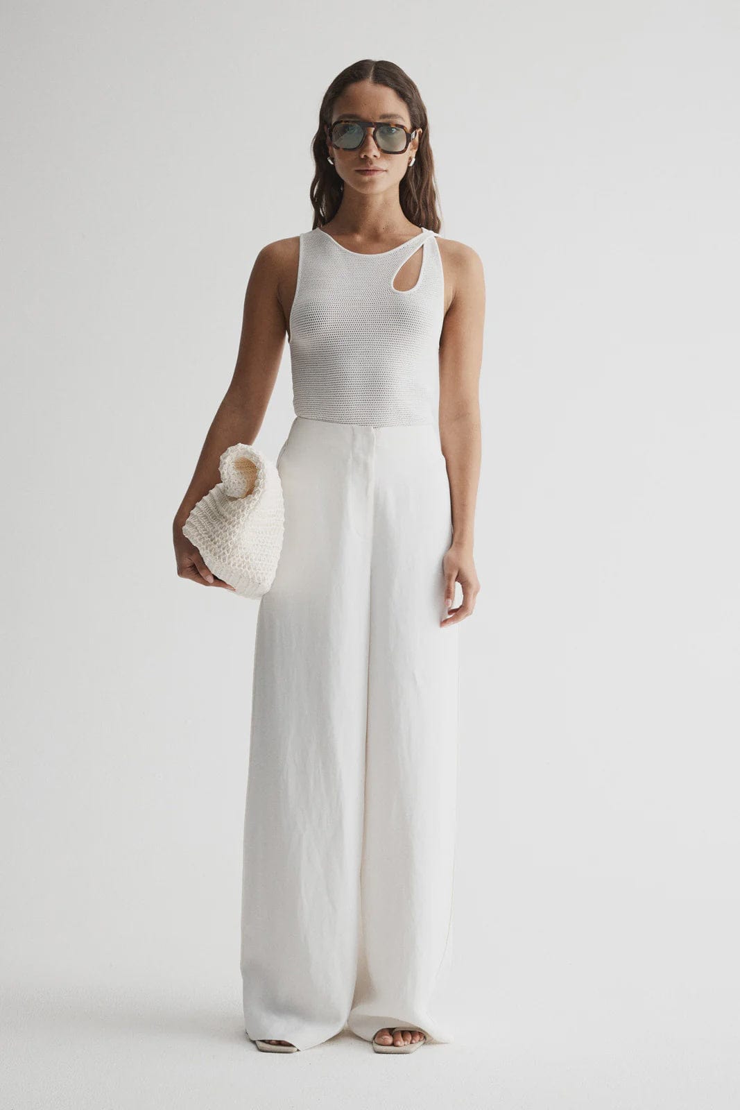 Elka Collective Tops - Casual Elka Collective | Ivy Knit Top - White