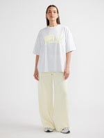 Ena Pelly Tees Pelly Collegiate Tee - White Marle