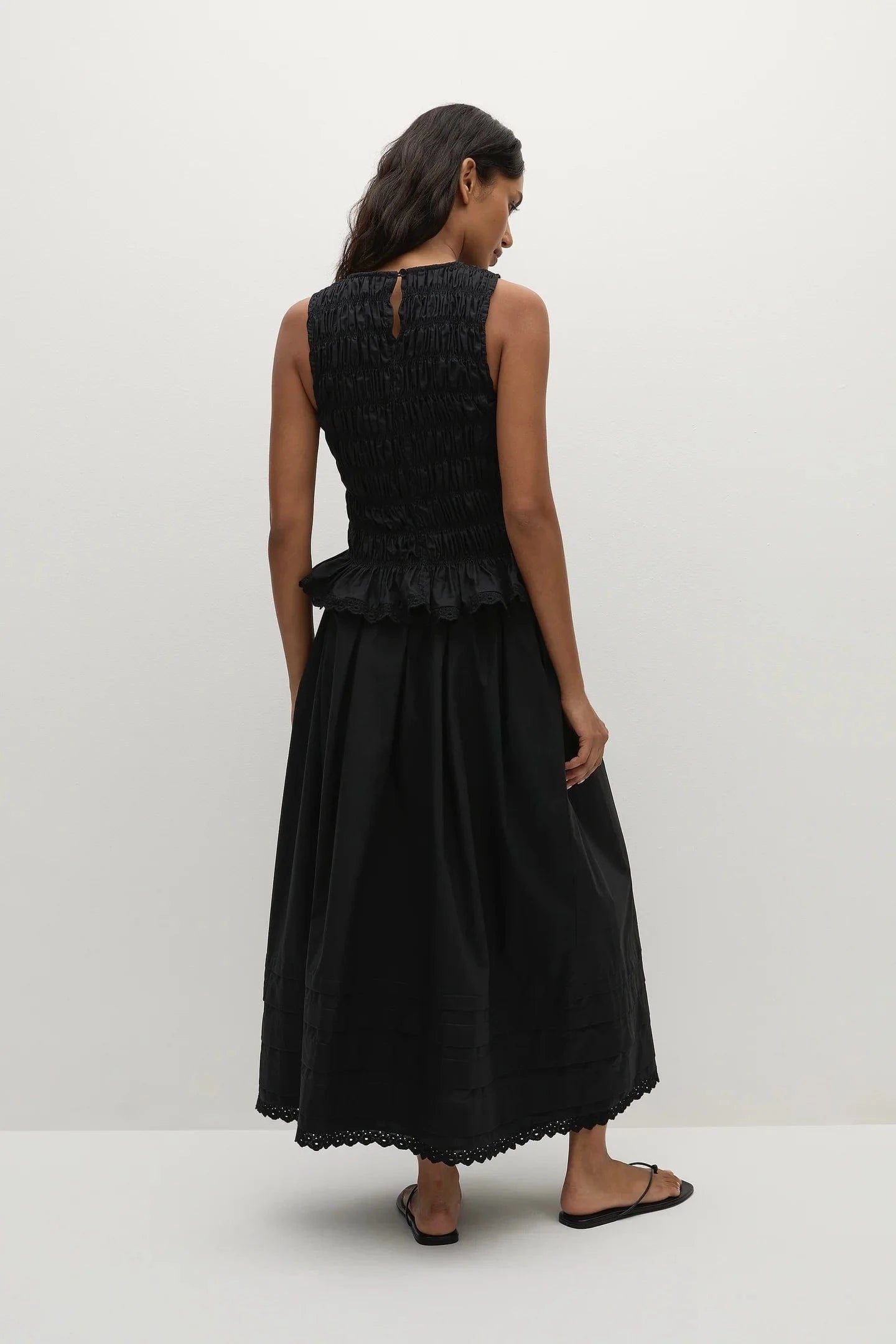 Faithfull The Brand Tops Thea Top - Black