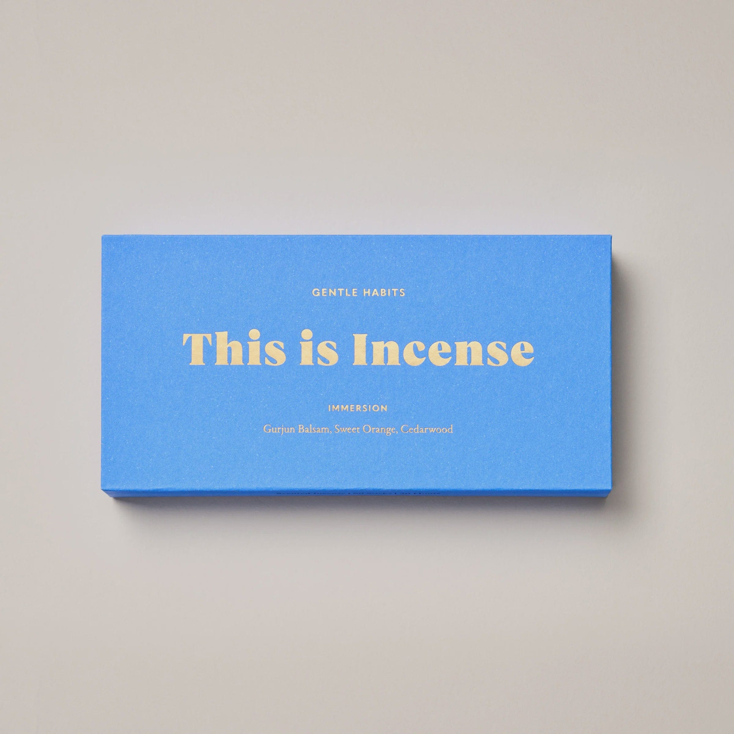 Gentle Habits Incense Gentle Habits | This Is Incense - Immersion
