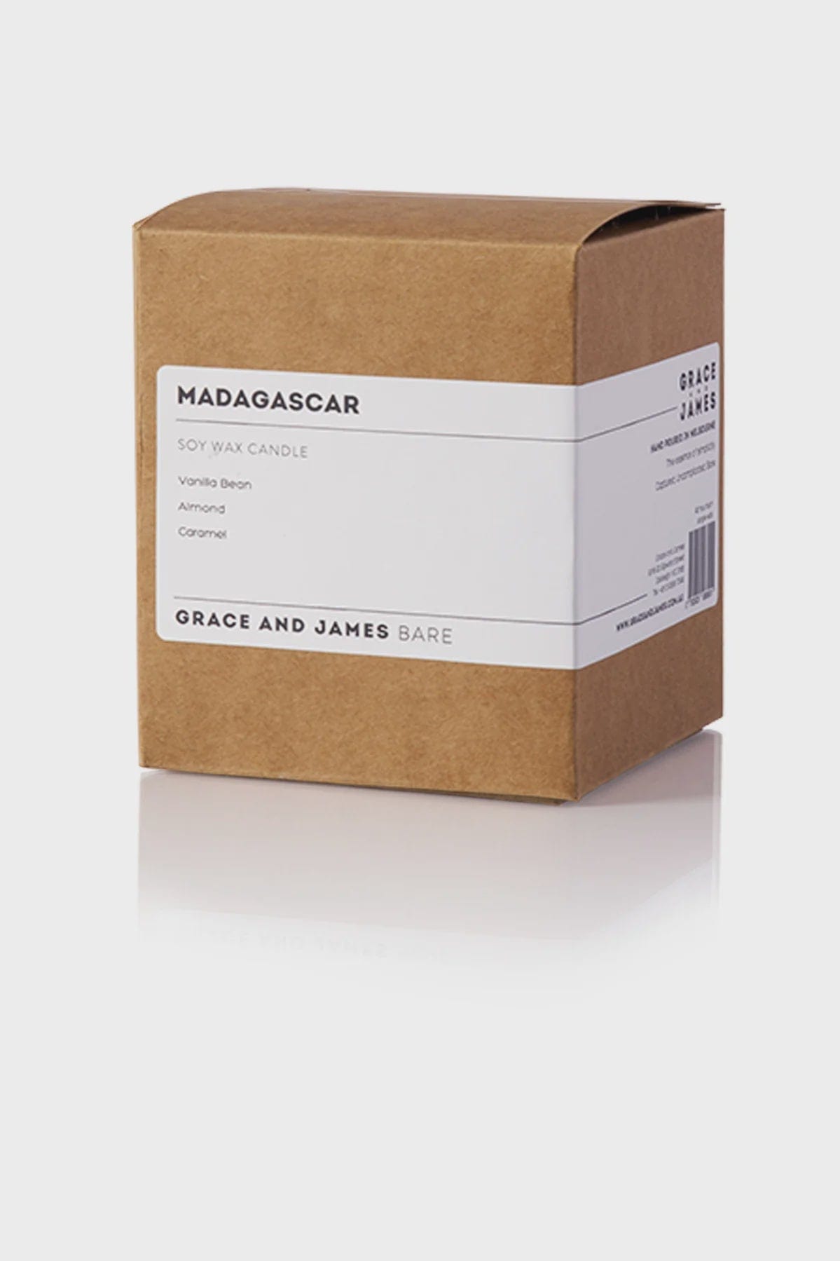 Grace & James Candles Grace & James | Bare Candle - Madagascar 80hr