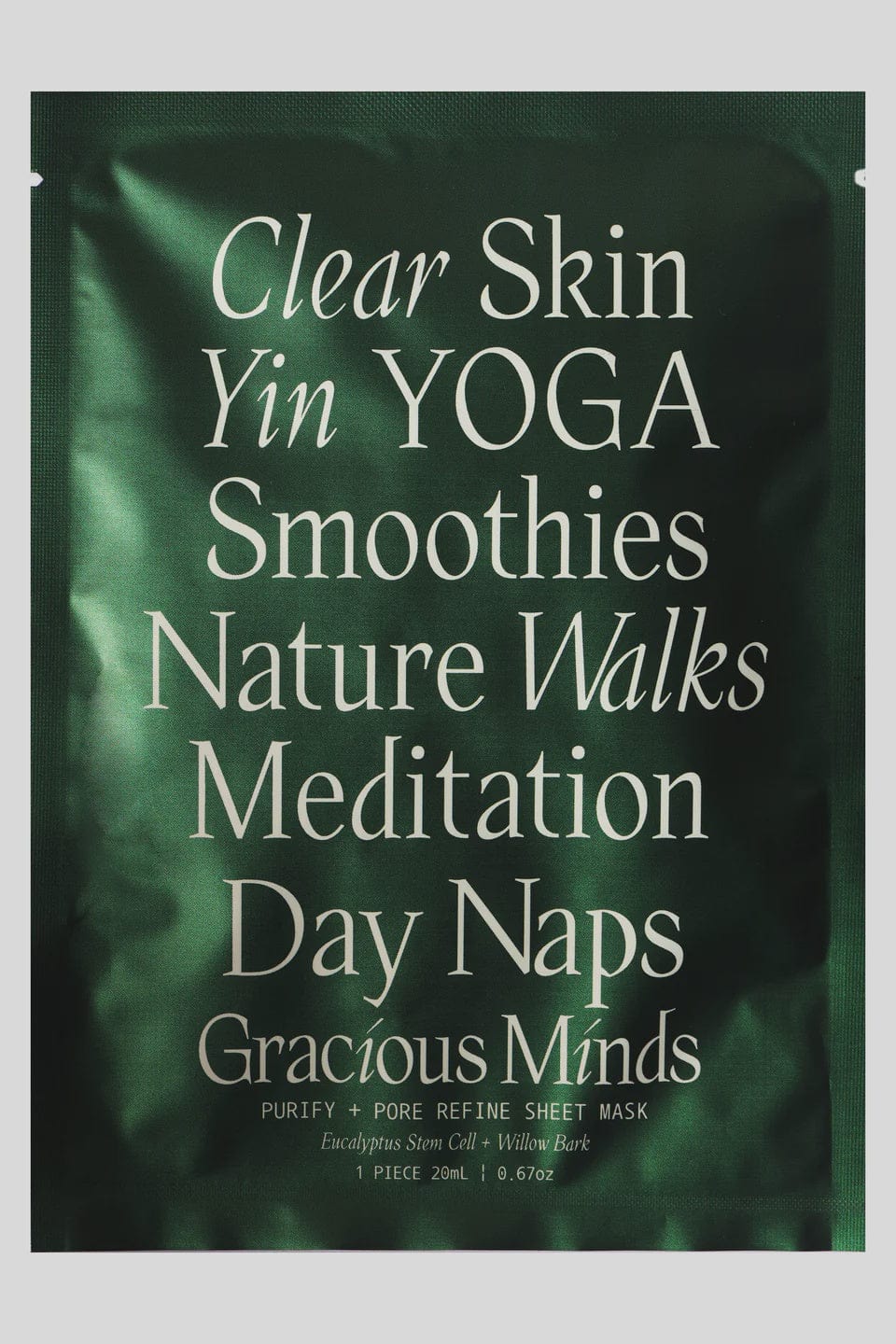 Gracious Minds Face/Body Gracious Minds | Purify & Pore Refine Sheet Mask