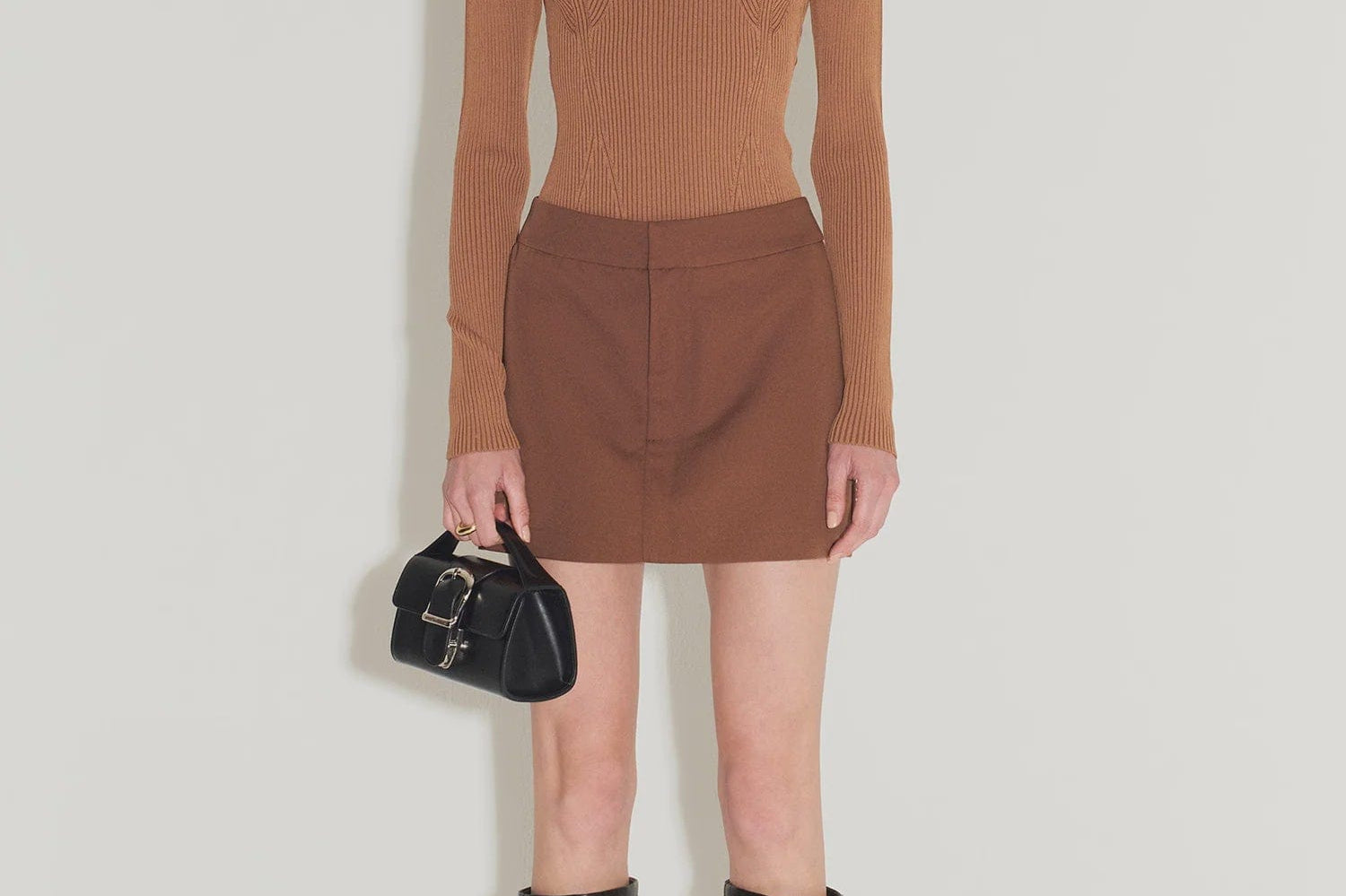 Hansen & Gretel Tops - Long Sleeve Hansen & Gretel | Murphey Knit Top - Cocoa Butter