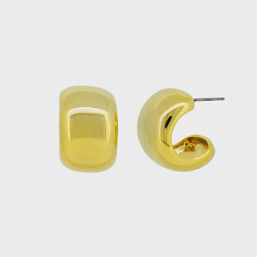 Jolie & Deen Earrings Jolie & Deen | Annmarie Hoops - Gold