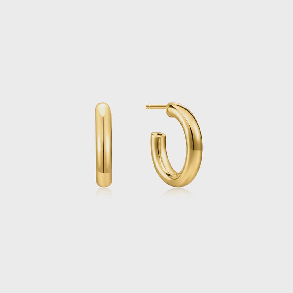 Jolie & Deen Earrings Jolie & Deen | Chrissy Hoops - Gold