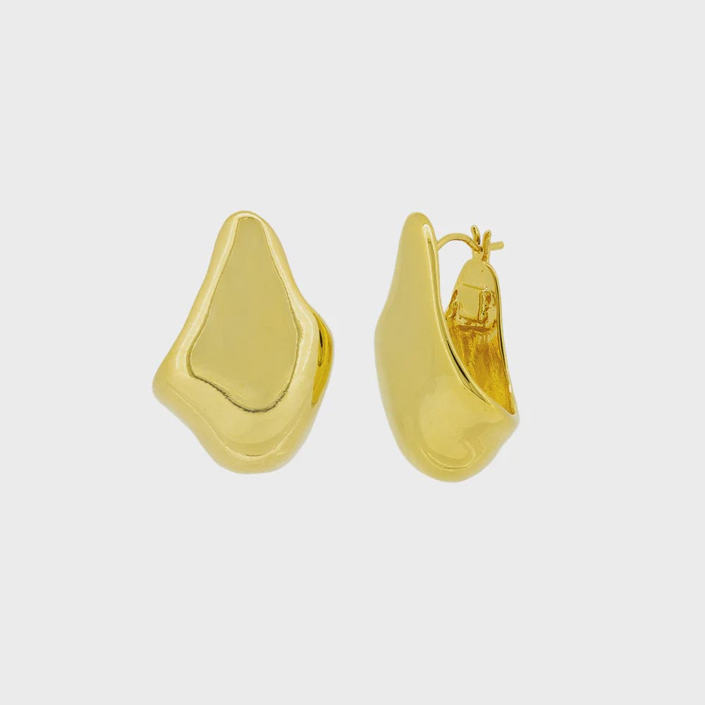Jolie & Deen Earrings Jolie & Deen | Ixia Hoops - Gold