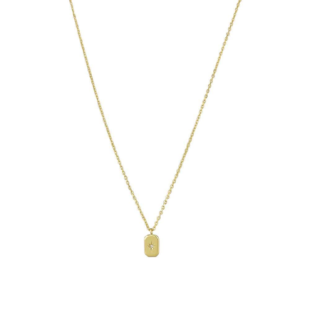 Jolie & Deen Necklaces Jolie & Deen | Blake Necklace - Sterling Silver with Gold Plating