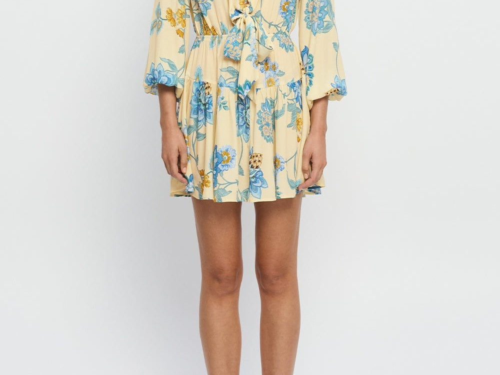 Kivari Dresses - Casual Kivari | Giselle Tie Front Mini Dress