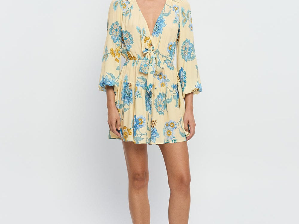 Kivari Dresses - Casual Kivari | Giselle Tie Front Mini Dress