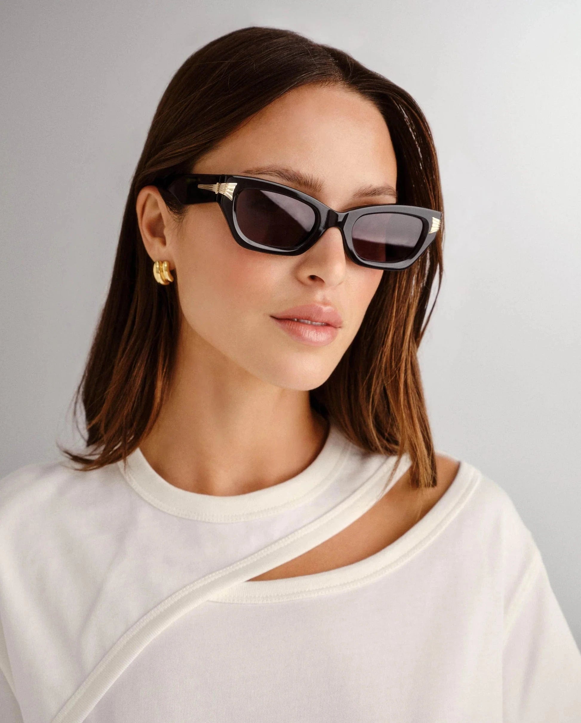 Luv Lou Sunglasses Love Lou | The Cameron - Black